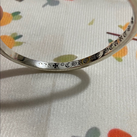 Chrome Hearts Double-Headed Dog Sterling Silver Bangle - Picture 7 of 9